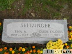 Irma W Pelzmann Seitzinger