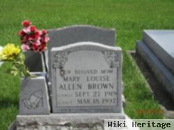 Mary Louise Allen Brown