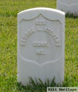 Corp George L. Stevens