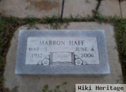 Mabron Haff