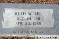 Ruth W. Lee