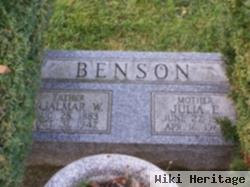 Julia E Benson