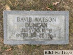 David Watson Duncan