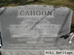 Leroy Philip Cahoon