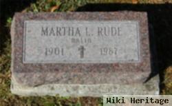 Martha L "mattie" Rude