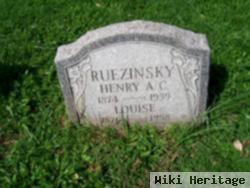 Henry A. C. Ruezinsky