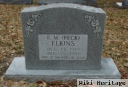 F. M. "peck" Elkins