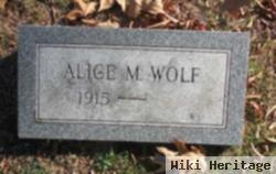 Alice M. Wolf