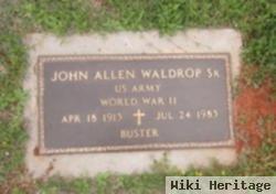 John Allen "buster" Waldrop, Sr