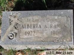 Alberta A. Ranes