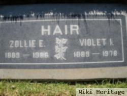 Violet Inez Gould Hair