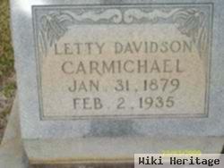 Letty Davidson Carmichael