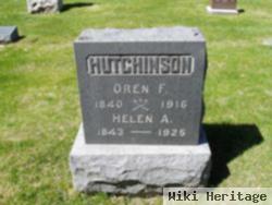 Oren F Hutchinson