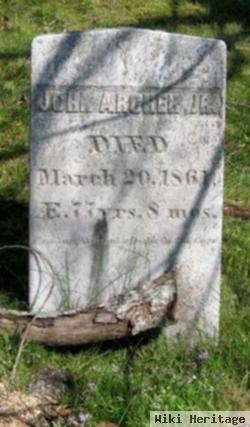 John Archer, Jr