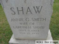 Annie G. Smith Shaw