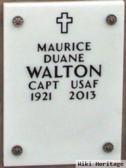 Maurice Duane Walton
