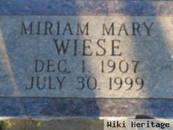 Miriam Mary Wiese