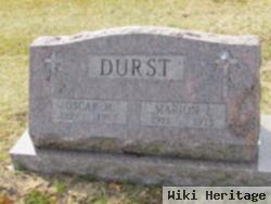 Oscar M Durst