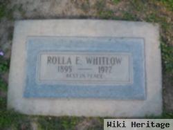 Rolla E. Whitlow