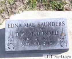 Edna Mae Saunders Mcdonald