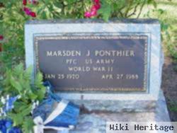 Marsden J. Ponthier