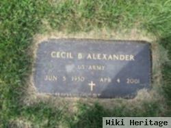 Cecil B "c B" Alexander