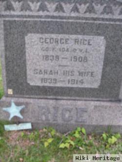 Pvt George Rice