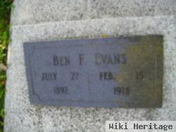 Benjamin F. Evans