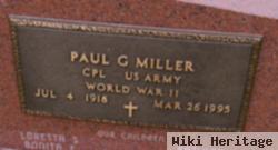 Paul G Miller