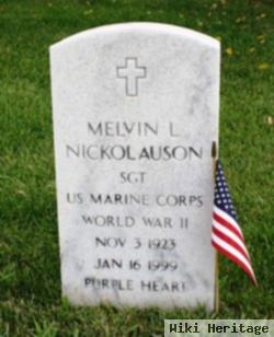 Melvin L Nickolauson