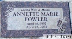 Annette Marie Webster Fowler