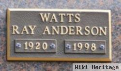 Ray Anderson Watts