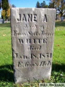 Jane A White