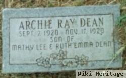 Archey Ray Dean