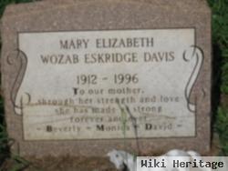 Mary Elizabeth Wozab Eskridge Davis