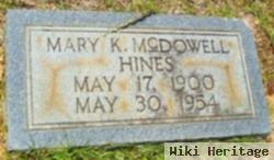 Mary K. Mcdowell Hines