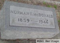 Norman F Mcdonald