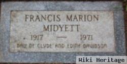 Francis Marion "marion" Davidson Midyett