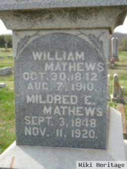 Mildred E Anthony Mathews