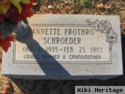 Annette Prothro Schroeder