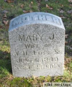 Mary Jane Wymer Loss