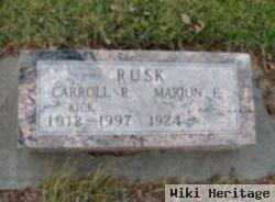 Carroll R. "kick" Rusk