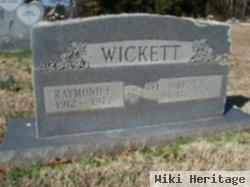 Raymond E Wickett