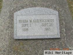 Hulda Emilie Marie Fricke Kleinschmidt