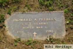 Howard A. Peebles