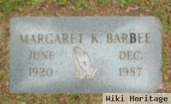 Margaret K. Barbee