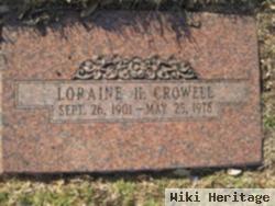 Loraine Vivian Huffman Crowell