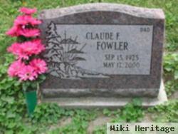 Claude Frances Fowler, Sr.