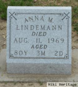 Anna M. Wahmhoff Lindemann