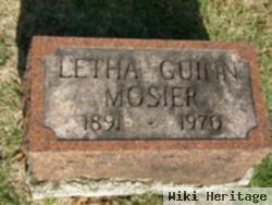 Letha Guinn Mosier